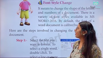 Chapter 6 - Introduction To MS Word | Class 2 | Smart Books Publishers