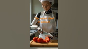 AI Cooking Robot Cutting Tomatoes Like a Real Chef! 🍅🤖