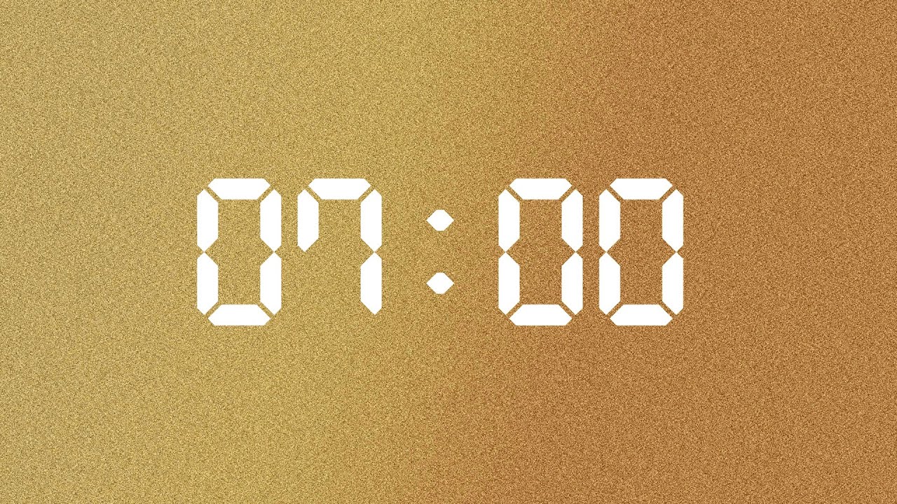 7 Minute Timer Focus Sprint | Gold Edition | NX - YouTube