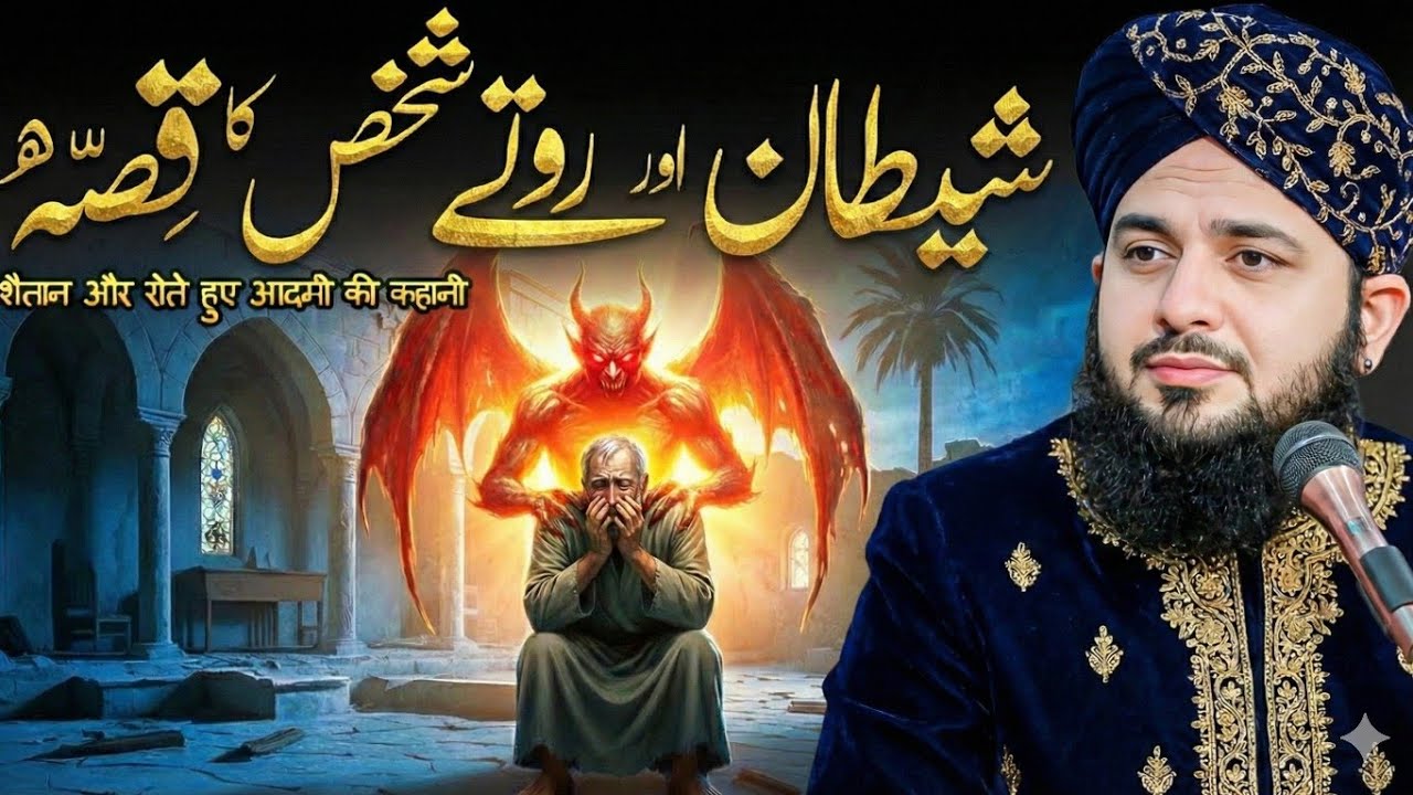 Shaitan aur Rote Shakhs ka Waqia | Ajmal Raza Qadri | Peer Ajmal Raza Qadri  @peerAjmalRazaQadri 