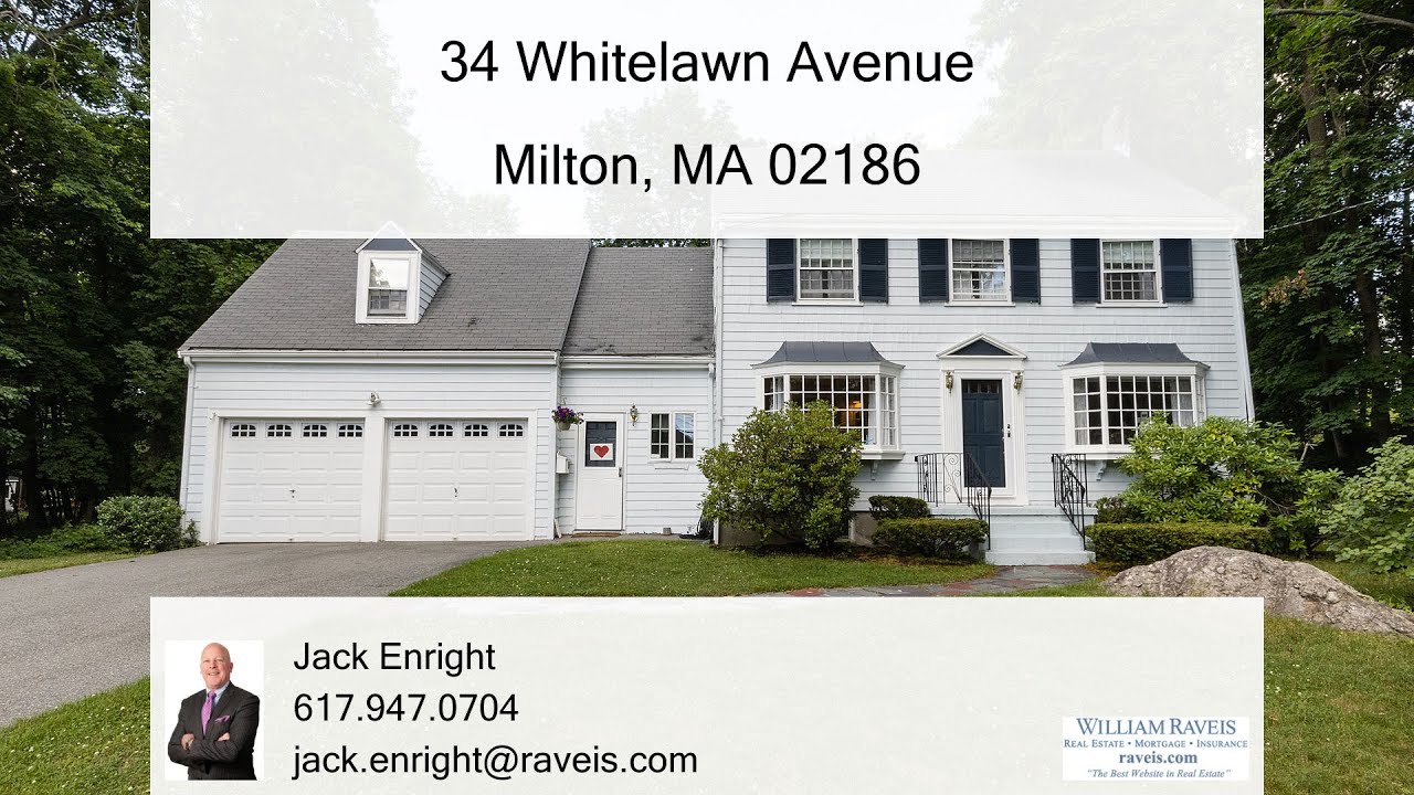 34 Whitelawn Avenue, Milton, MA 02186 YouTube