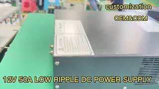12V 50V 600W Plating Rectifier AC input 110V Single Phase Low Ripple