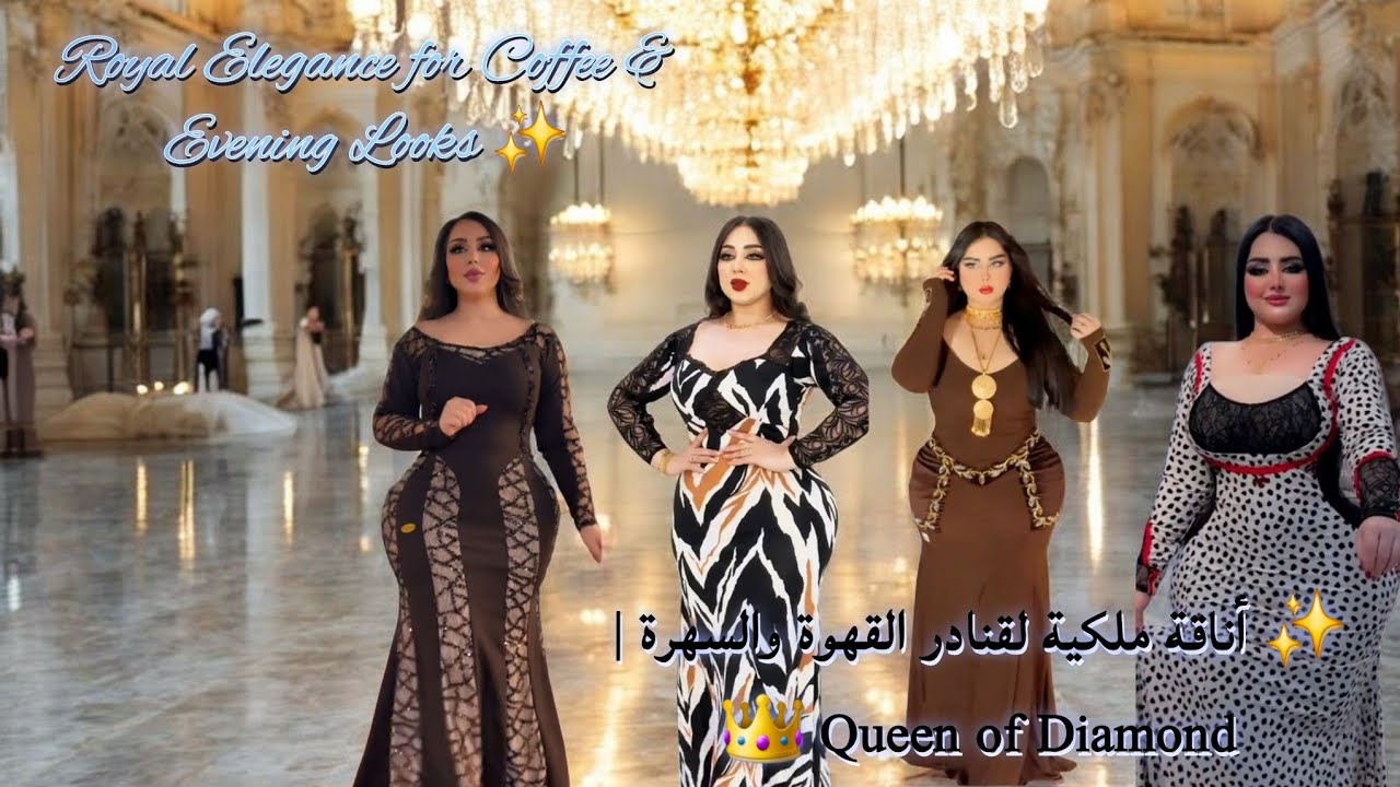 👑✨ قنادر سهرة وقهوة 2026 |أناقة ملكية راقية بتوقيع ملكة الألماس العنابية_موديلات فخمة وتعليم الأناقة