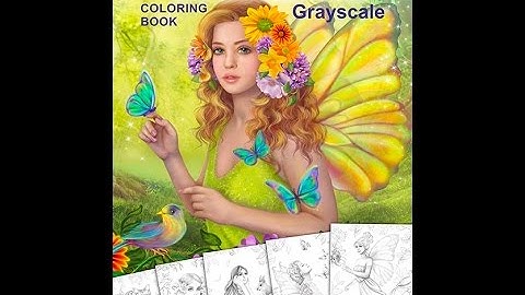 Fairies Greyscale By Alena Lazareva