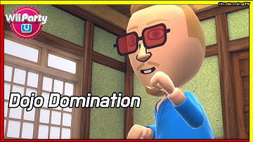 Wii Party U - Dojo Domination ( Standard Mode, Eng Sub ) Player Martin
