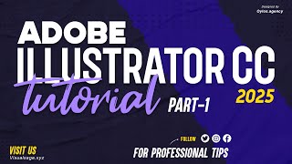 Adobe Illustrator cc 2025 basic to advance tutorial part 1 | Illustrator Bangla Tutorial
