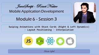 RN 06-03-00 - Swiping Animations with Stack Cards (Right & Left Dynamics) #ReactNative