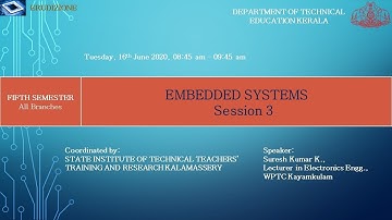 S5-Embedded Systems-Session 3-16th June 20_Suresh Kumar