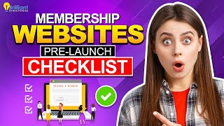 7-Step Pre-Launch Checklist for Membership Websites 📝 Set Up Your Online Success!