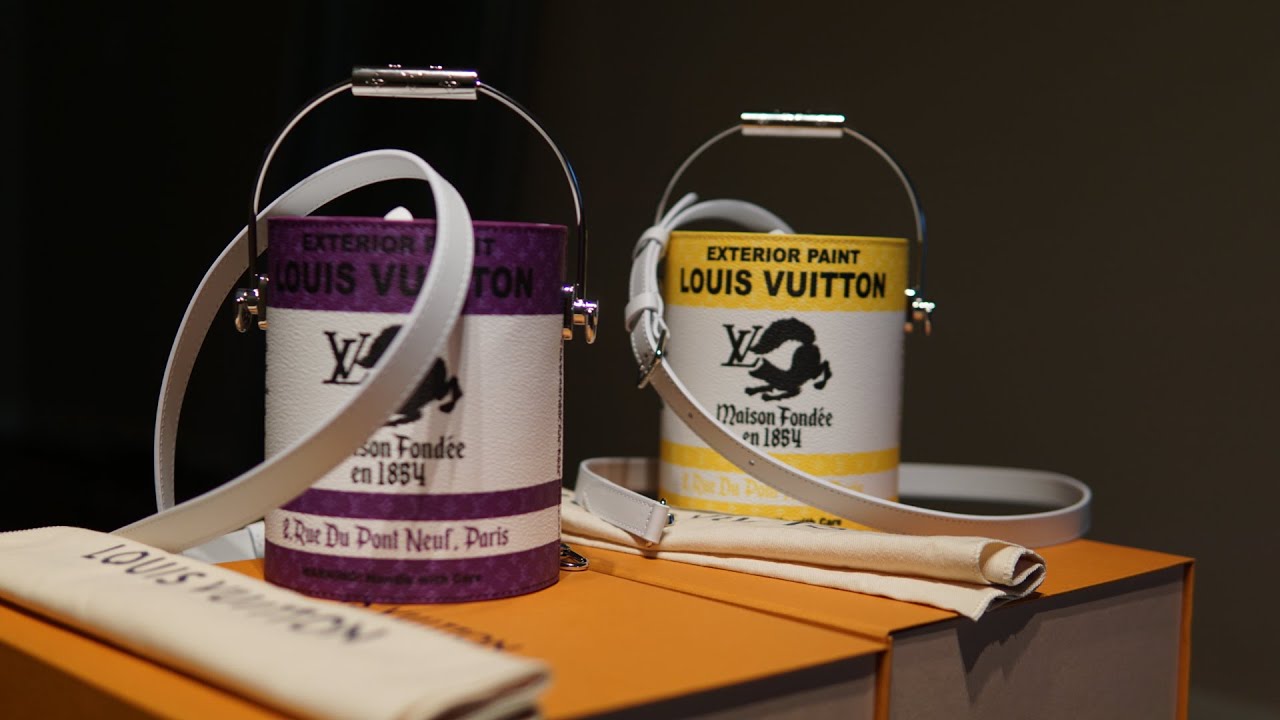 Louis Vuitton Drops Virgil's FW22 Runway Paint Can Bag