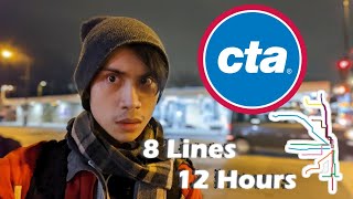 I Rode The Entire METRO TRANSIT CTA In ONE DAY!!!!!