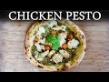 [No Music] BEST Chicken Pesto Pizza Recipe | How To Make Basil Pesto Pizza | Gozney Roccbox Recipes