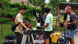 behind the scene miracle jatuh dari surga