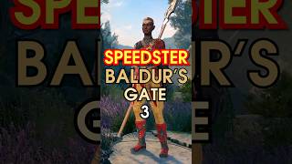 a SPEEDSTER/JUMP KING build for Baldur's Gate 3 in 1 min - Fighter/Monk #shorts #baldursgate3 #bg3