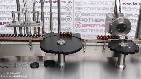 LIQFILL-100ir and CAPSEAL-120 Injectable Vial Liquid Filling & Rubber Stoppering and Vial Capping