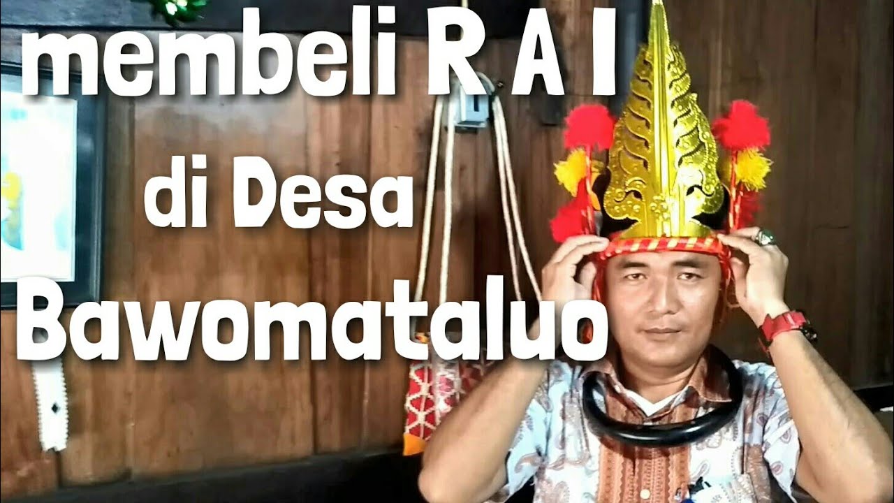 Rai Mahkota Khas Nias Selatan di Desa Bawomataluo 