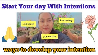 How I Set Intentions For Miracles 🪄Tips For Set Intentions Everyday 🤲 SecretAastha