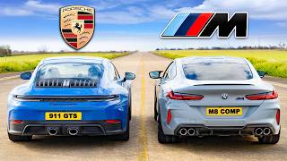 Porsche 911 Hybrid Ve Bmw M8 Comp Drag Yarişi