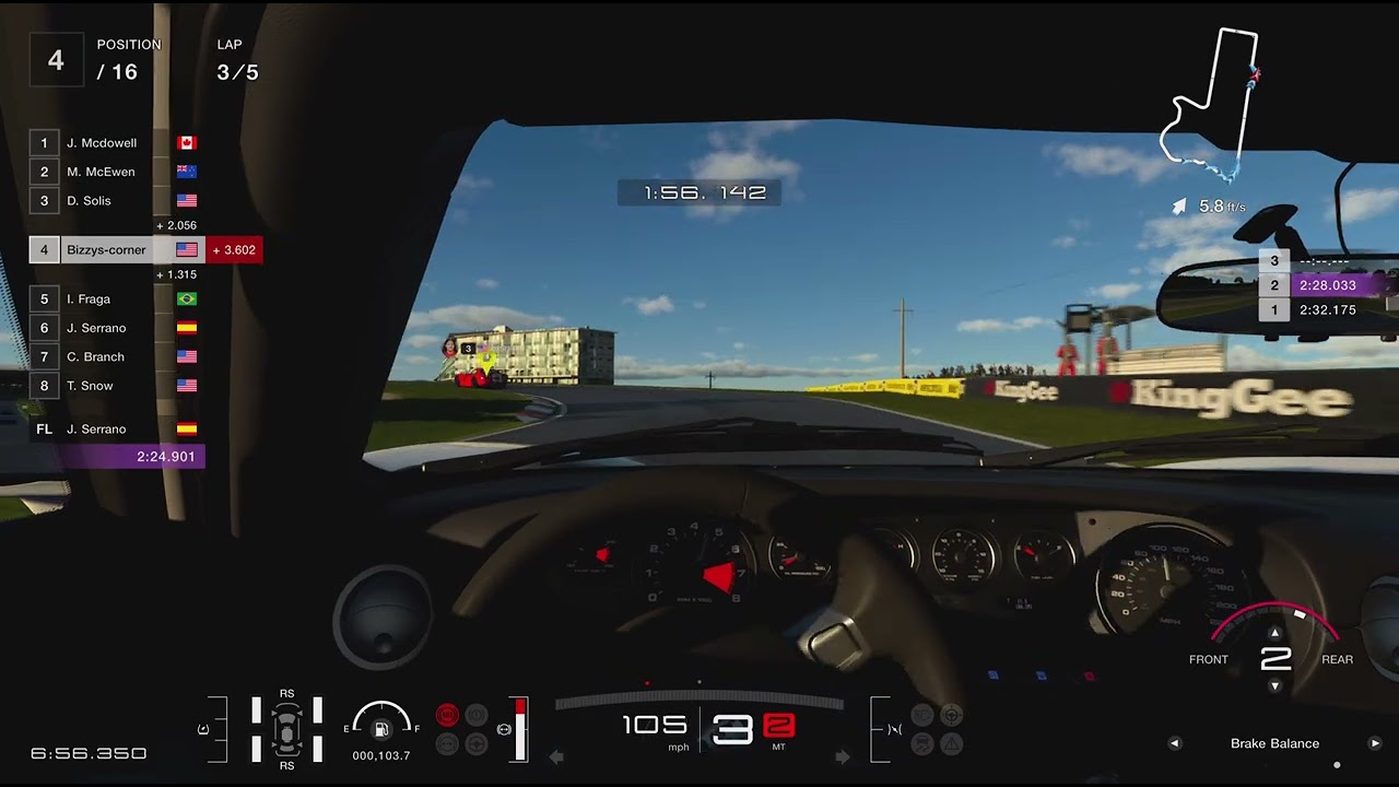 GT7  American Clubman Cup 700 inside view challenge
