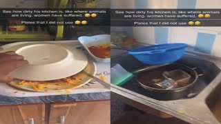 Watch a Nigerian lady's reaction after she visited a male friend for the first time