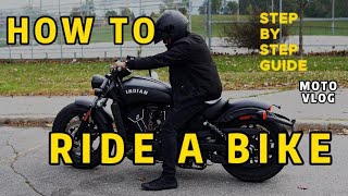 How to Ride a Motorcycle  for Beginners