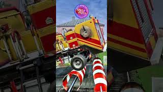 Can it pass? Extreme speed bump test Eps 112 | Mudrunner Truck Beamngdrive