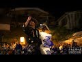 4k おわら風の盆2018鏡町の前夜祭 微笑む二人舞台踊り Most beautiful Bon dance "Owara Kazenobon"