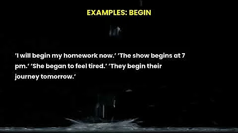 Let's learn the word begin | Improve your vocabulary #english #vocabulary #learnenglish