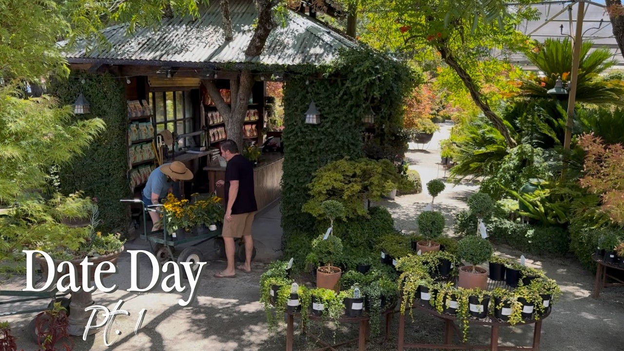 A Date Day Filled with Good Food and Plant Finds  || Visit Our Garden