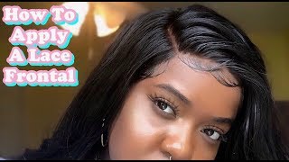 How To Apply Lace Frontal For Beginners | Ft. Ali Grace Hair (AliExpress) screenshot 4