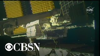 Astronauts complete 6-hour spacewalk