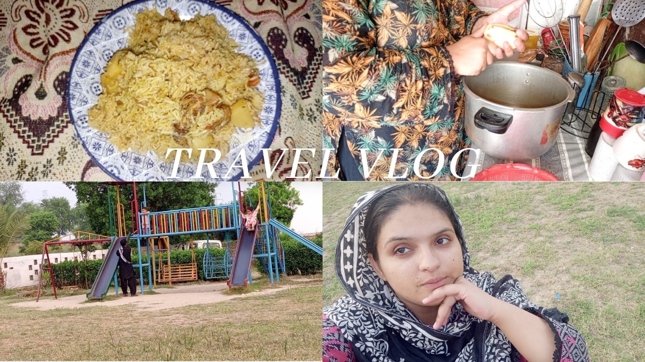 Aloo Chicken Pulao Recipe | Aloo Anda Breakfast | Family Park Vlog | Pakistani Daily Vlog