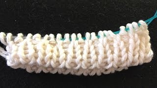 Tubular CO in the Round w 1x1 ribbing without a Jog, Jogless