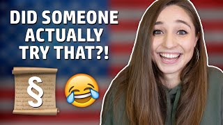 13 CRAZY LAWS IN THE US! Surprising things that are forbidden here... | Feli from Germany