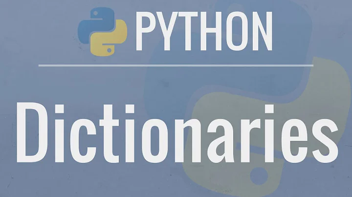 Python Tutorial for Beginners 5: Dictionaries - Working with Key-Value Pairs