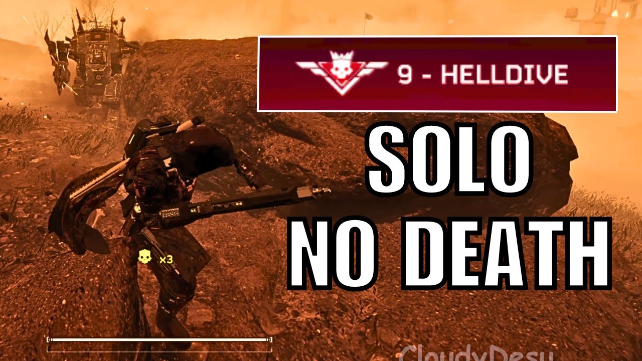 MAX DIFFICULTY, SOLO, NO DEATH - Helldivers 2 ( Automaton Evacuation ...