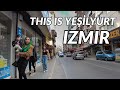 Izmir Turkey 2023 What is Yeşilyurt Like? 4K 60fps Walking Tour