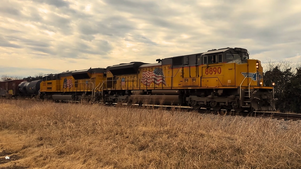 Northbound Manifest with T4 Ace in Tioga, Tx (2/8/26)