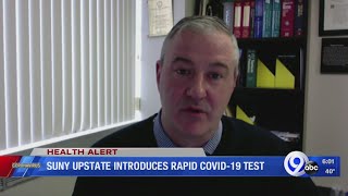 SUNY Upstate introduces rapid COVID-19 test