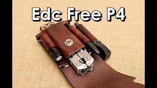 Making EDC pouch Leatherman Free P4