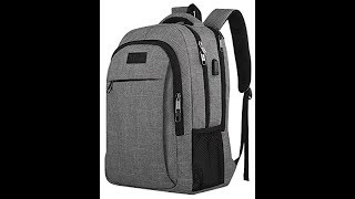 Matein Travel Laptop Backpack Opening & Review