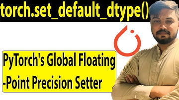 torch.set_default_dtype() – PyTorch