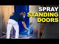 Spray doors easily with the psdrid