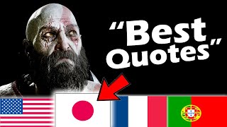 GOD OF WAR - Best Dialogues in Every Language!