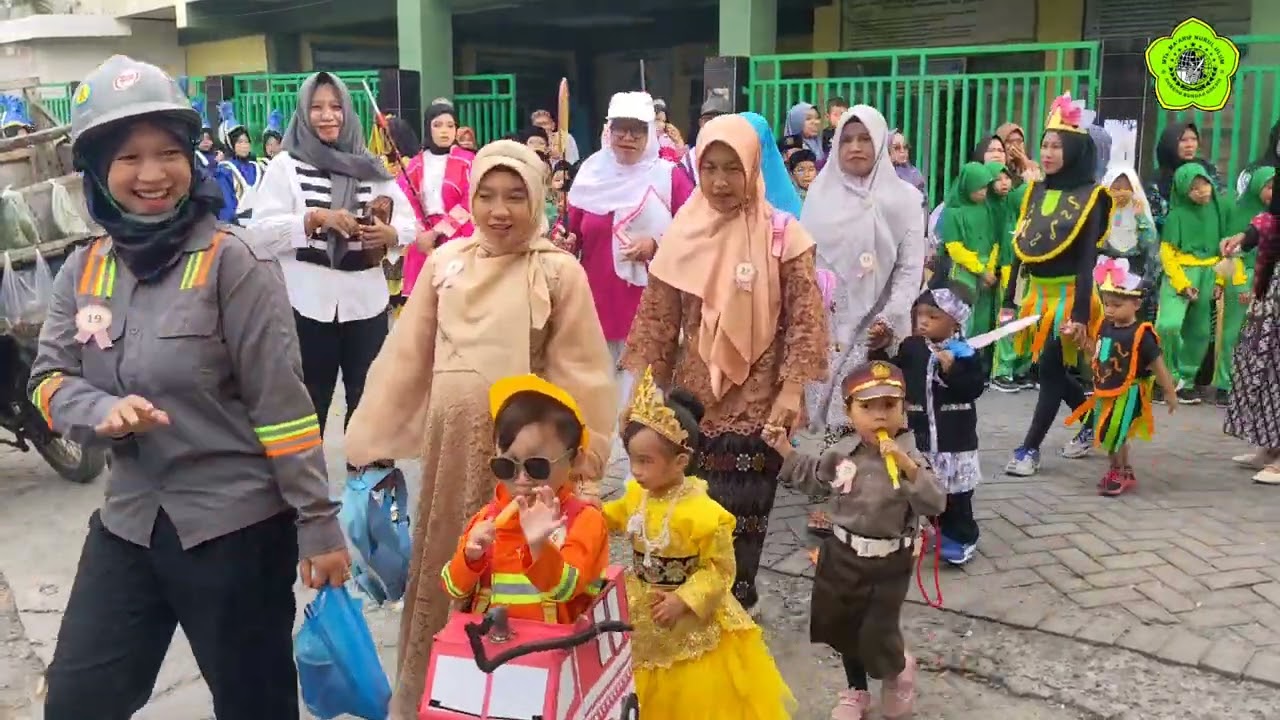 KIRAB SISWA TKM NU 30 NURUL ULUM, KBM NU 56 NURUL ULUM, TAPOS MAWAR MEKAR & MTs NURUL ULUM