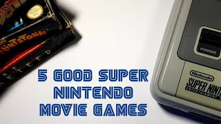 Top 5 Good SNES Movie Games