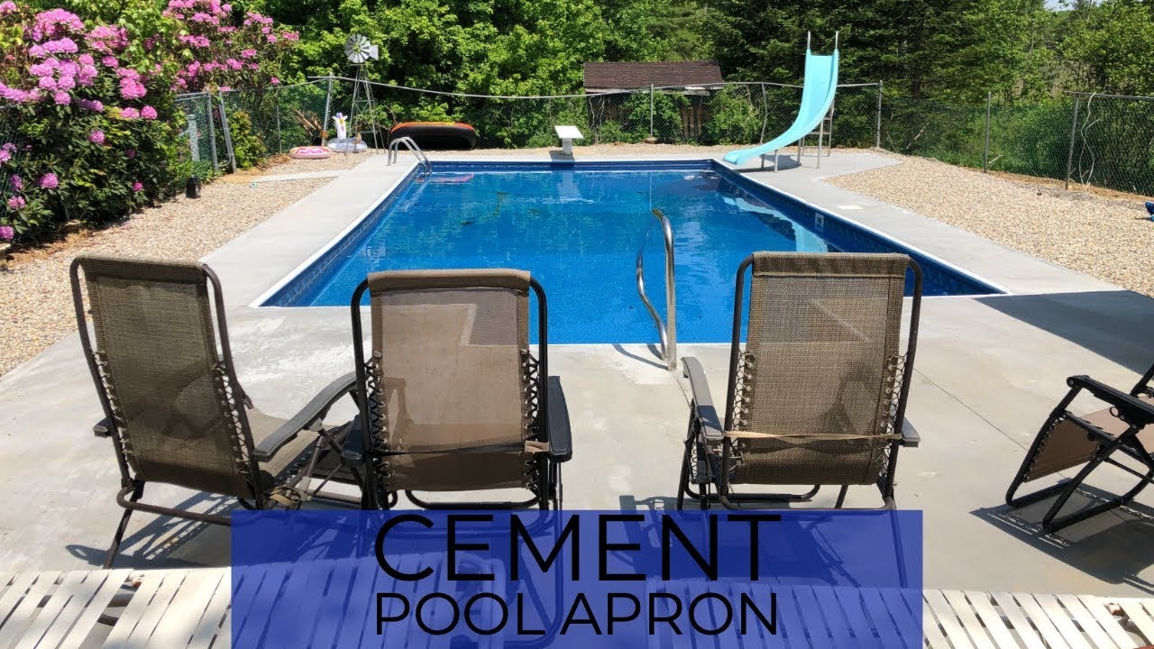 Cement Pool Apron YouTube
