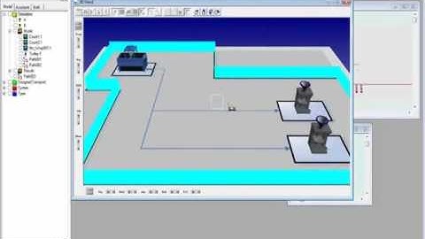 WITNESS - Simple Material Handling Simulation