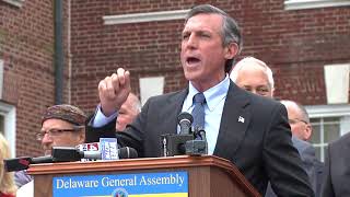 Governor John Carney @ Unity Rally - Delaware Legislative Hall 04/26/2017