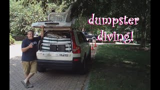 DUMPSTER DIVING AT FIVE BELOW  PLUS FURNITURE PICK UP AND VISIT TO KING WORLD PRODUCTIONS HOUSE!